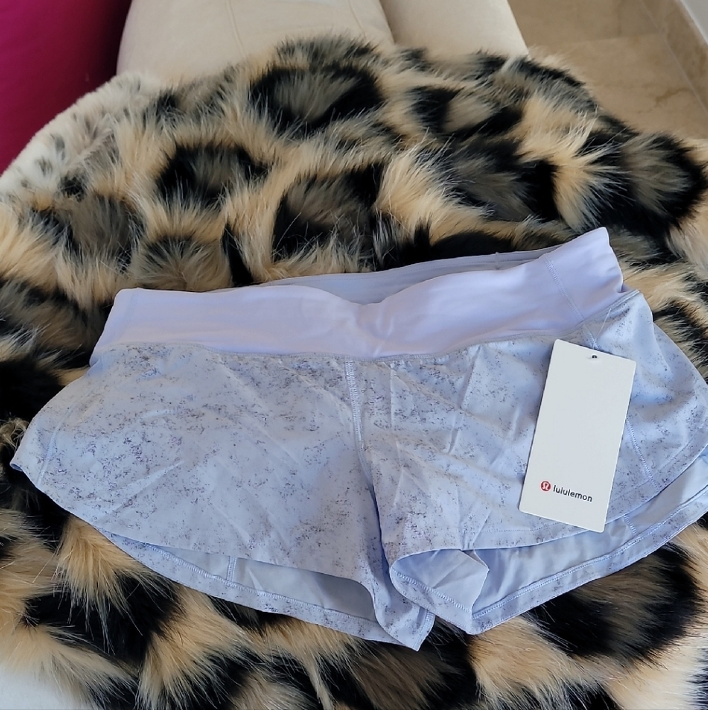 lululemon athletica Light Purple Athletic Shorts